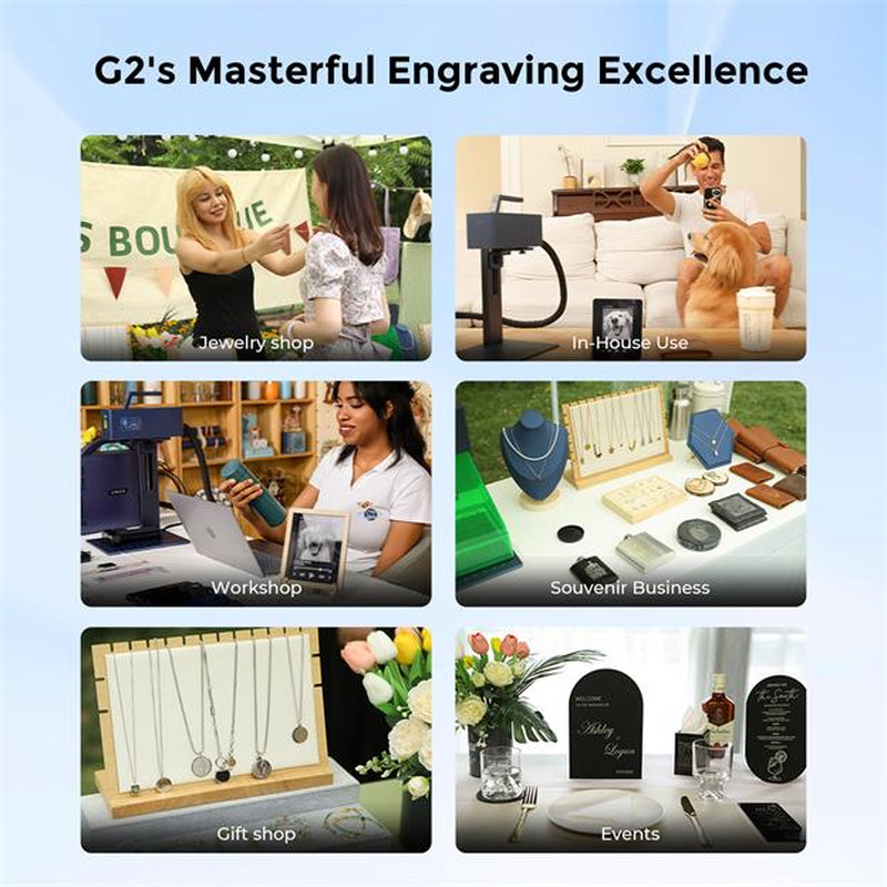 G2 PRO 30W Metal & Plastic Fiber Laser Engraver
