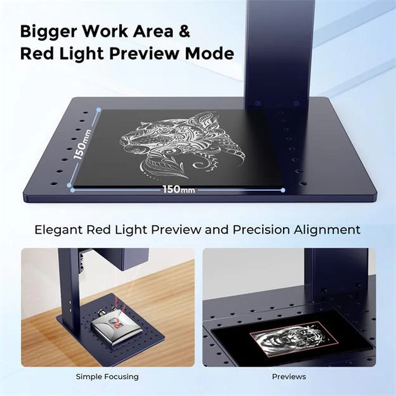G2 PRO 30W Metal & Plastic Fiber Laser Engraver