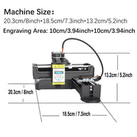 Portable Laser Engraving Machine 2W for Wood Acrylic CNC Plastic EU US RU Warehouse Shipping Light Laser Engraver