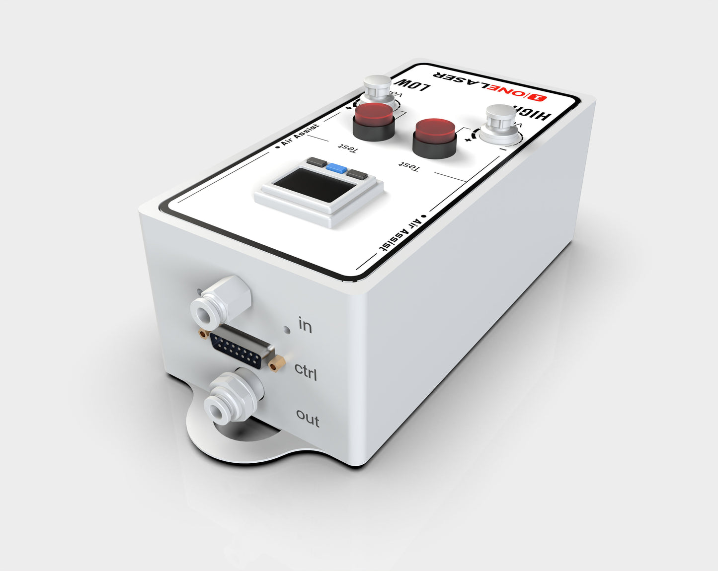 OneLaser Air Assist Control, Automated Dual-Mode Airflow with Real-Time Pressure Monitoring