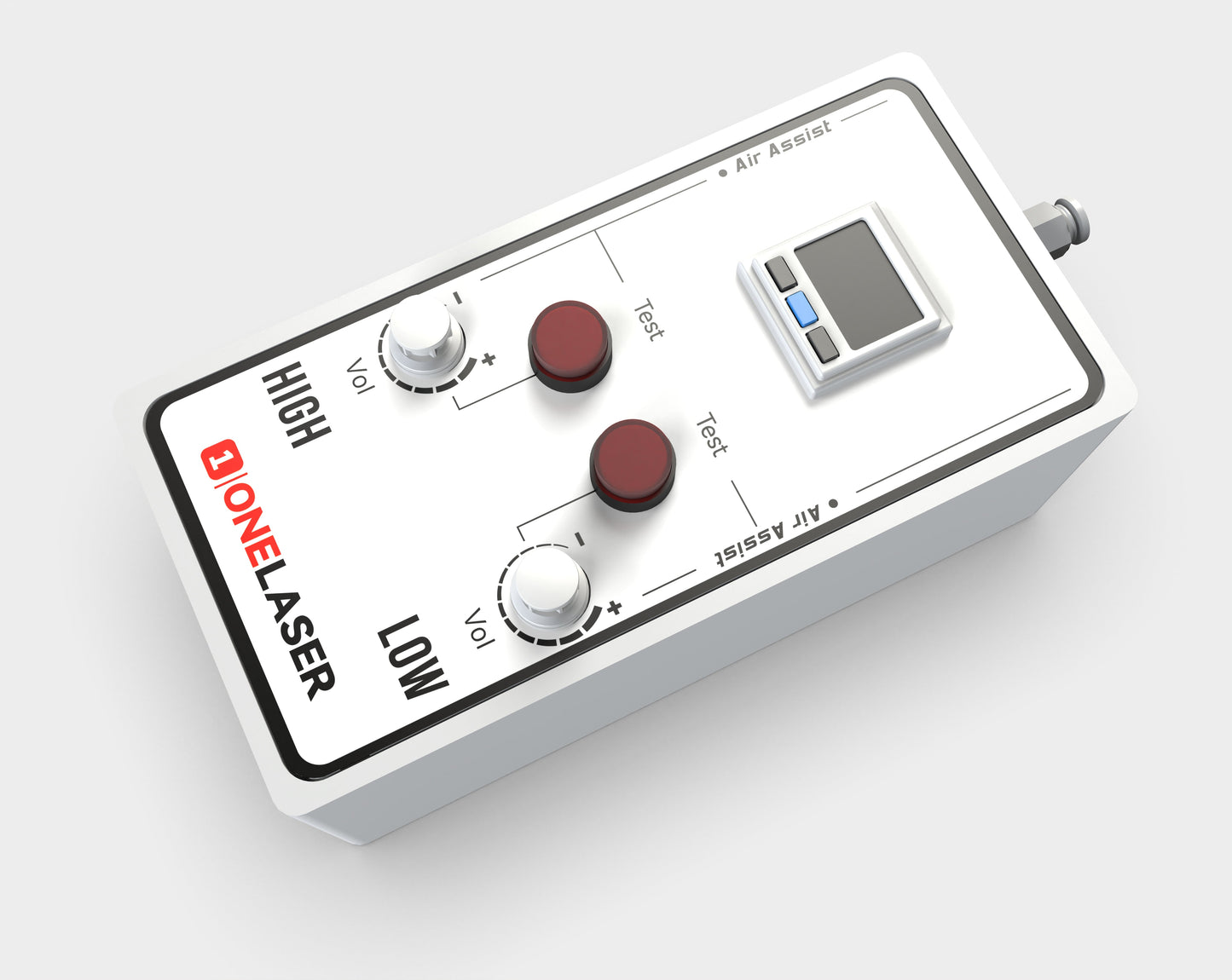 OneLaser Air Assist Control, Automated Dual-Mode Airflow with Real-Time Pressure Monitoring