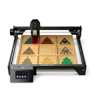 10-Watt Laser Cutter Engraver CNC Machine 15.7 In. X 15.7 In. Working Area 32-Bit Motherboard