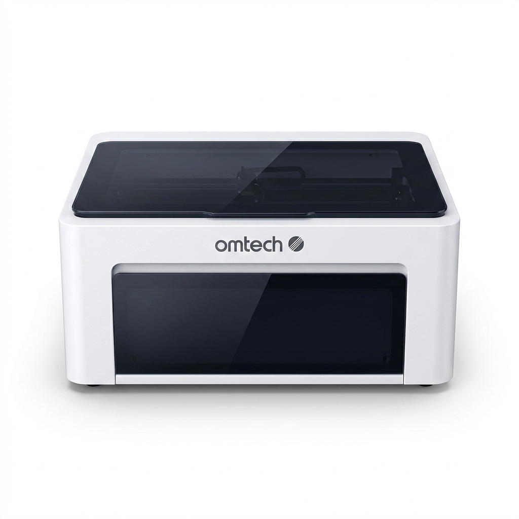 Omtech Polar Lite 55W Desktop CO2 Laser Engraver and Cutter — Studio Shot