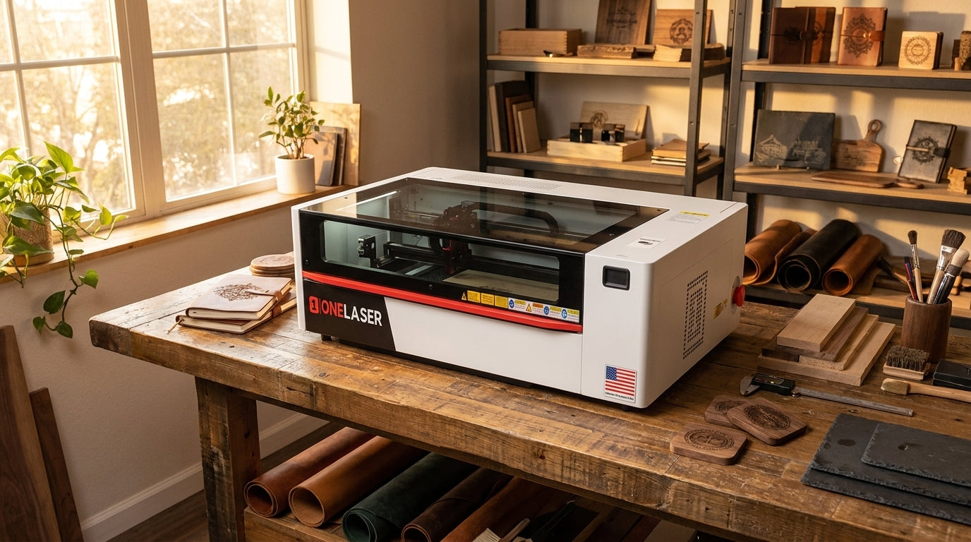 XRF™ Performance Desktop Laser Engraver (38W RF) — Lifestyle
